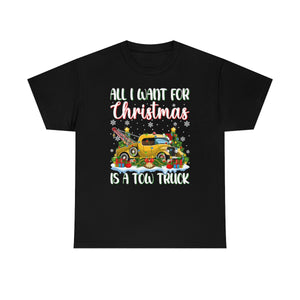 Tow Truck Xmas Shirt All I Want For Christmas Is A Tow Truck T-Shirt