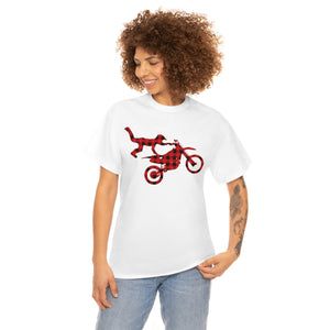 Matching Family Red Buffalo Plaid Motocross Christmas Pajama T-Shirt