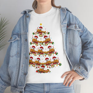 Xmas Lighting Airplane Christmas Tree T-Shirt for Men Women Girl Kids