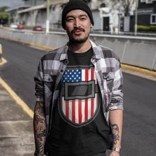 Load image into Gallery viewer, Men Women USA Patriotic American Flag Welding Helmet T-Shirt
