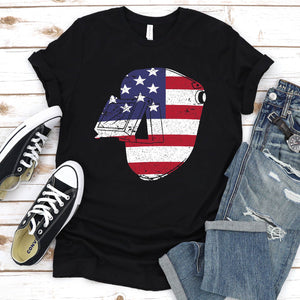 USA Patriotic American Flag Welding Helmet Welder 4th of July T-Shirt