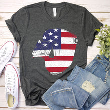 Load image into Gallery viewer, USA Patriotic American Flag Welding Helmet Welder 4th of July T-Shirt

