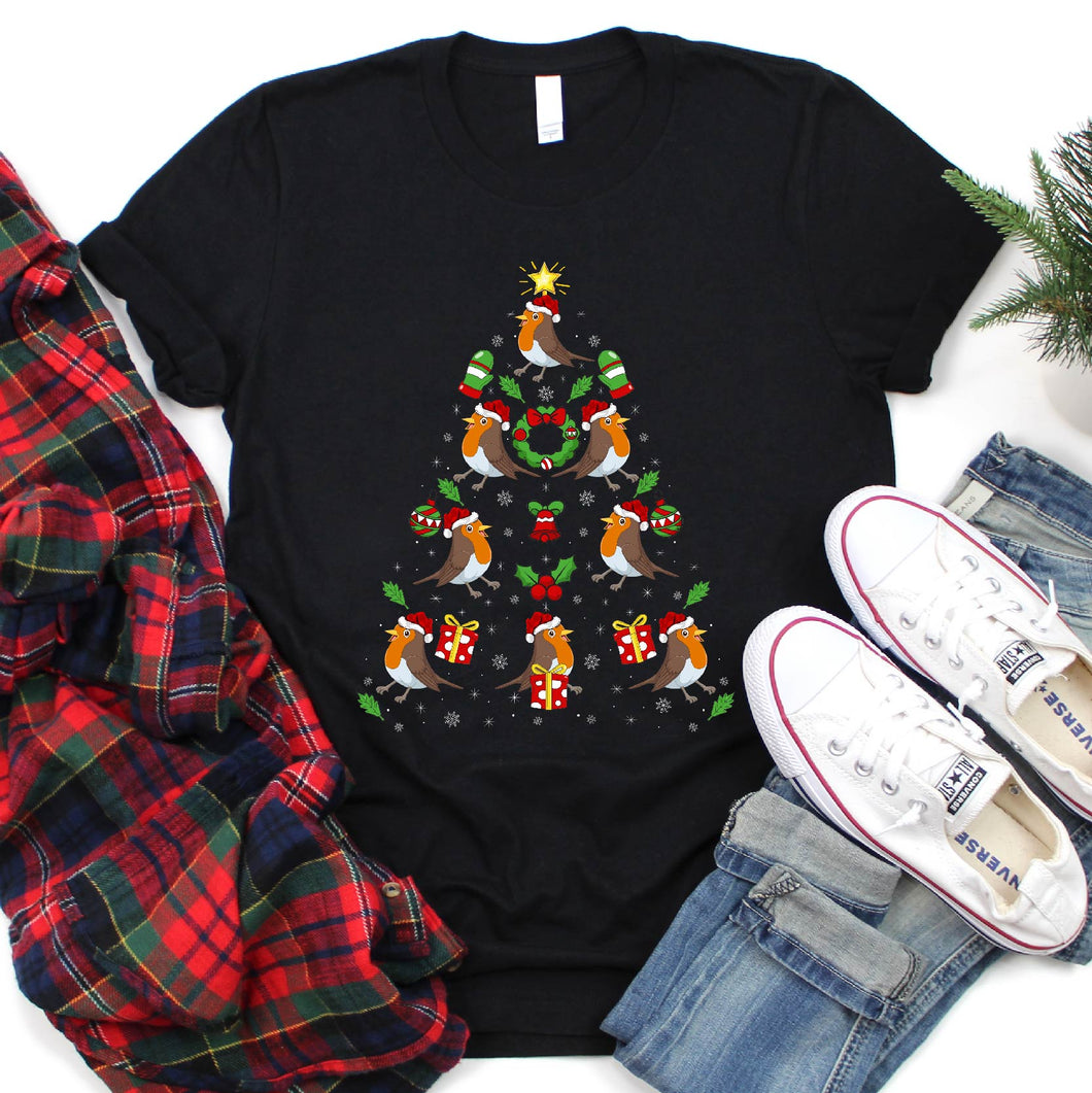 American Robin Christmas Tree American Robin Xmas T-Shirt