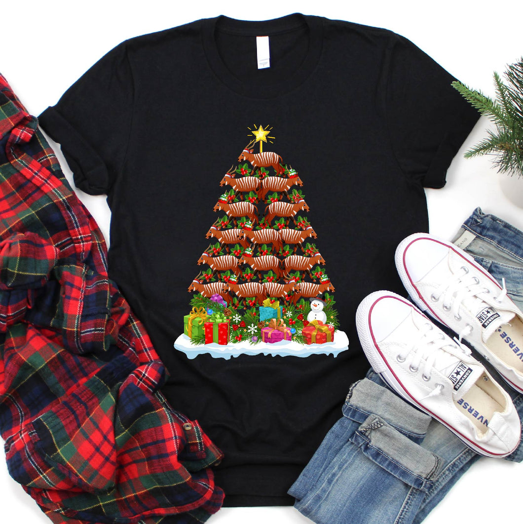 Antelope Animal Christmas Tree Antelope Xmas T-Shirt for Men Women Girls Kids