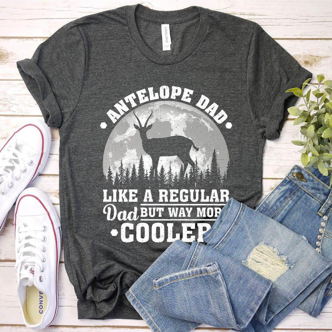 Antelope Dad Like A Regular Dad But Way More Cooler Antelope Fathers Day T-shirt