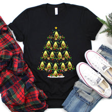 Load image into Gallery viewer, Avocado Xmas Tree Funny Avocado Christmas T-Shirt
