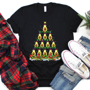 Avocados Christmas Tree Shirt Avocados Christmas T-Shirt for Men Women Girl Kids