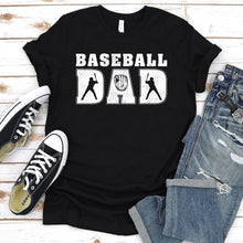 Load image into Gallery viewer, Baseball Dad - Baseball lover for Father Day T-Shirt
