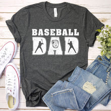 Load image into Gallery viewer, Baseball Dad - Baseball lover for Father Day T-Shirt
