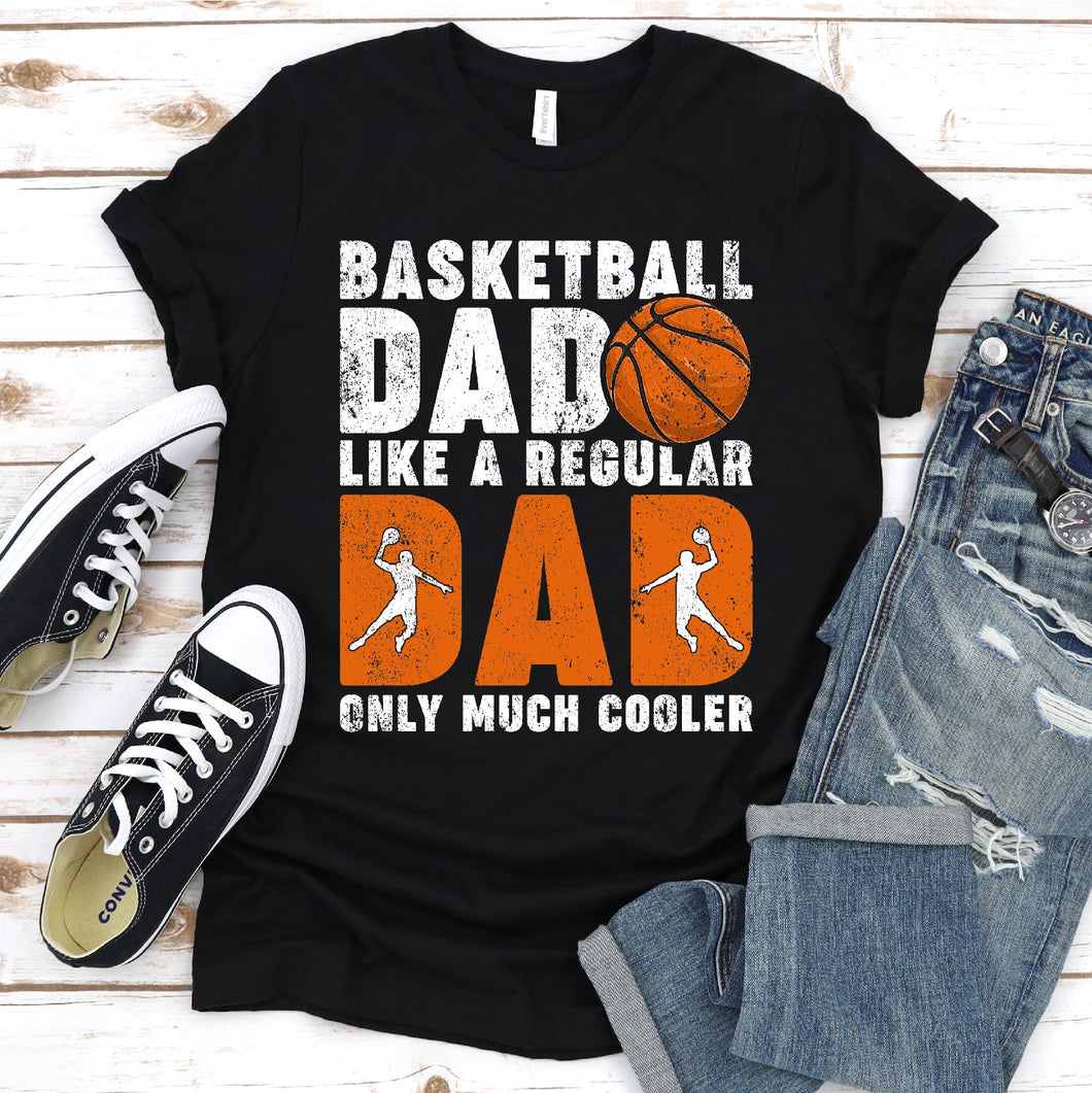 Men's Basketball Dad - Funny Basketball Dad Father Day T-Shirt