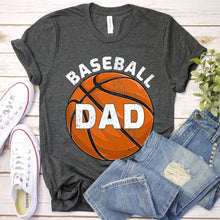 Load image into Gallery viewer, Men&#39;s Basketball Dad - Basketball Player Vintage Basketball Fathers Day T-Shirt
