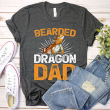 Load image into Gallery viewer, Bearded Dragon Lover Funny Bearded Dragon Dad Fathers Day T-shirt
