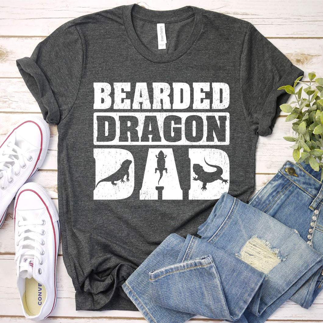 Bearded Dragon Lover Bearded Dragon Dad Fathers Day T-shirt