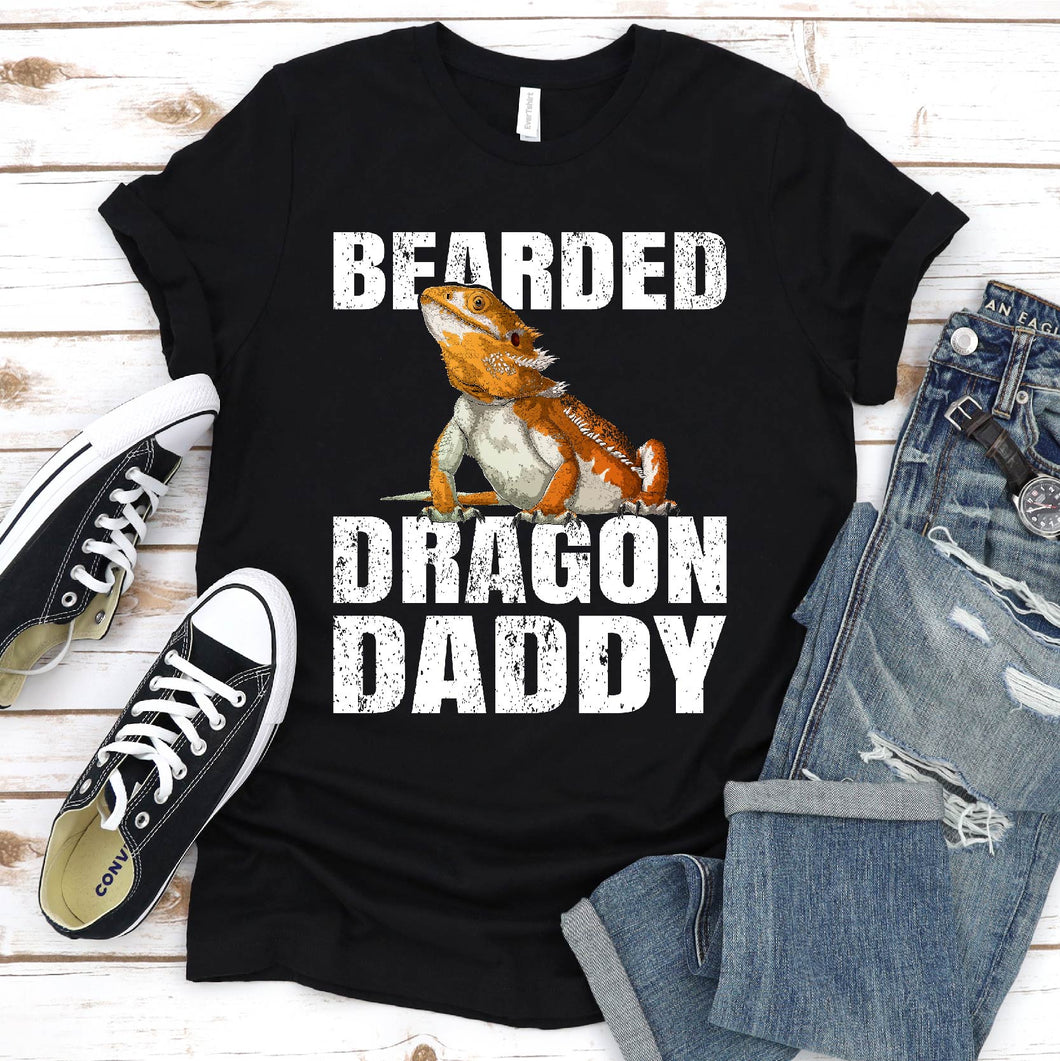 Bearded Dragon Lover Bearded Dragon Daddy Fathers Day T-shirt