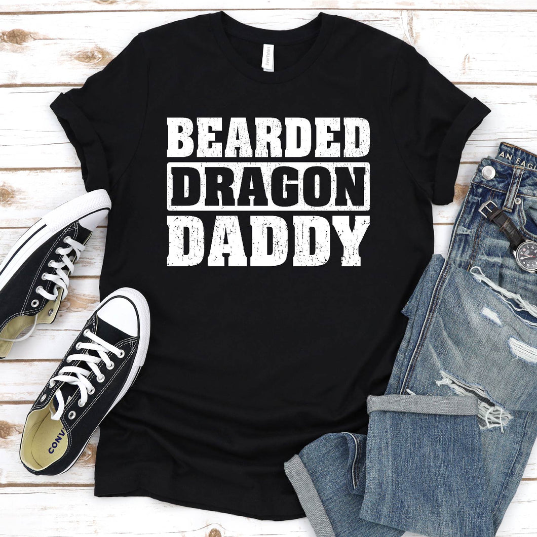Bearded Dragon Shirt Bearded Dragon Daddy Fathers Day T-shirt