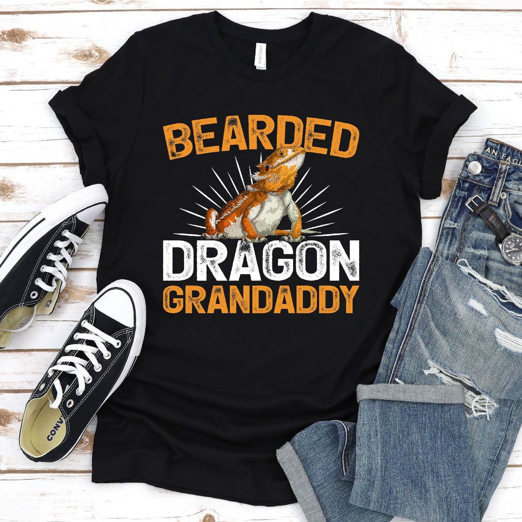Bearded Dragon Lover Bearded Dragon Grandaddy Fathers Day T-shirt