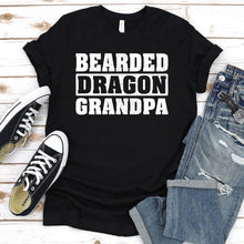 Load image into Gallery viewer, Bearded Dragon Shirt Bearded Dragon Grandpa Fathers Day T-shirt
