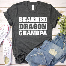 Load image into Gallery viewer, Bearded Dragon Shirt Bearded Dragon Grandpa Fathers Day T-shirt
