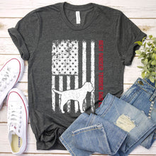 Load image into Gallery viewer, Best Border Terrier Dad Ever Usa Flag Border Terrier Fathers Day T-shirt
