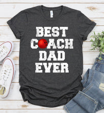 Load image into Gallery viewer, Vintage Best Coach Dad Ever Bowling Coach Fathers Day T-shirt
