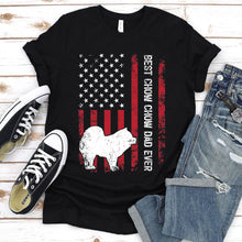 Load image into Gallery viewer, Vintage Best Chow Chow Ever Usa Flag Chow Chow Fathers Day T-shirt
