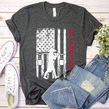 Load image into Gallery viewer, Best Farmer Dad Ever Usa Flag Farmer Fathers Day T-shirt
