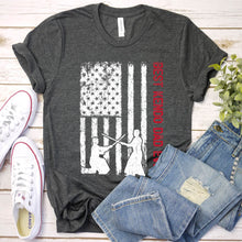 Load image into Gallery viewer, Best Kendo Dad Ever Usa Flag Kendo Fathers Day T-shirt
