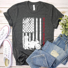 Load image into Gallery viewer, Best Motorcycle Mechanic Dad Ever Usa Flag Motorcycle Mechanic Fathers Day T-shirt
