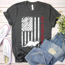 Load image into Gallery viewer, Best Otters Dad Ever Usa Flag Otters Fathers Day T-shirt
