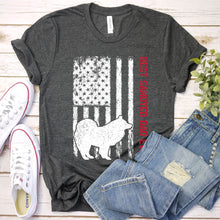 Load image into Gallery viewer, Best Samoyed Dad Ever Usa Flag Samoyed Fathers Day T-shirt
