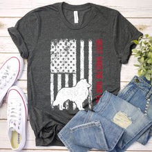 Load image into Gallery viewer, Best Sheltie Dad Ever Usa Flag Sheltie Fathers Day T-shirt
