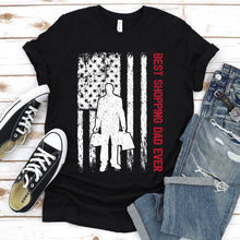 Load image into Gallery viewer, Best Shopping Dad Ever Usa Flag Shopping Fathers Day T-shirt
