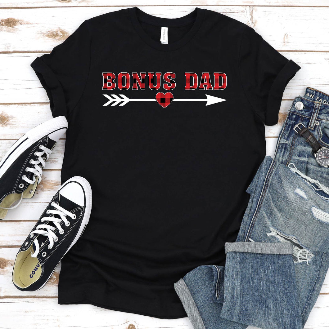 Bonus Dad Pajama Shirt Bonus Dad Father's Day T-shirt