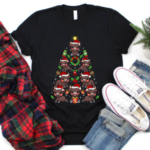 Buffalo Christmas Tree Buffalo Xmas T-Shirt for Men Women Girls Kids