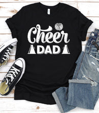 Load image into Gallery viewer, Cheer Dad Fathers Day T-shirt

