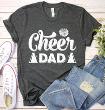 Load image into Gallery viewer, Cheer Dad Fathers Day T-shirt
