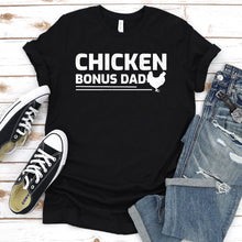 Load image into Gallery viewer, Pet Lover Shirt Chicken Bonus Dad Father&#39;s Day T-shirt
