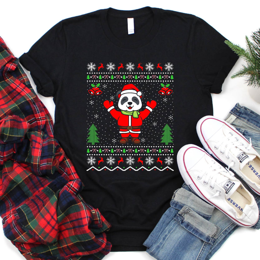 Ugly Sloth Lover Santa Claus Xmas Funny Sloth Christmas T-Shirt