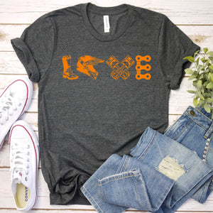 Dirt Bike LOVE Motocross Enduro Biker Father's Day T-shirt