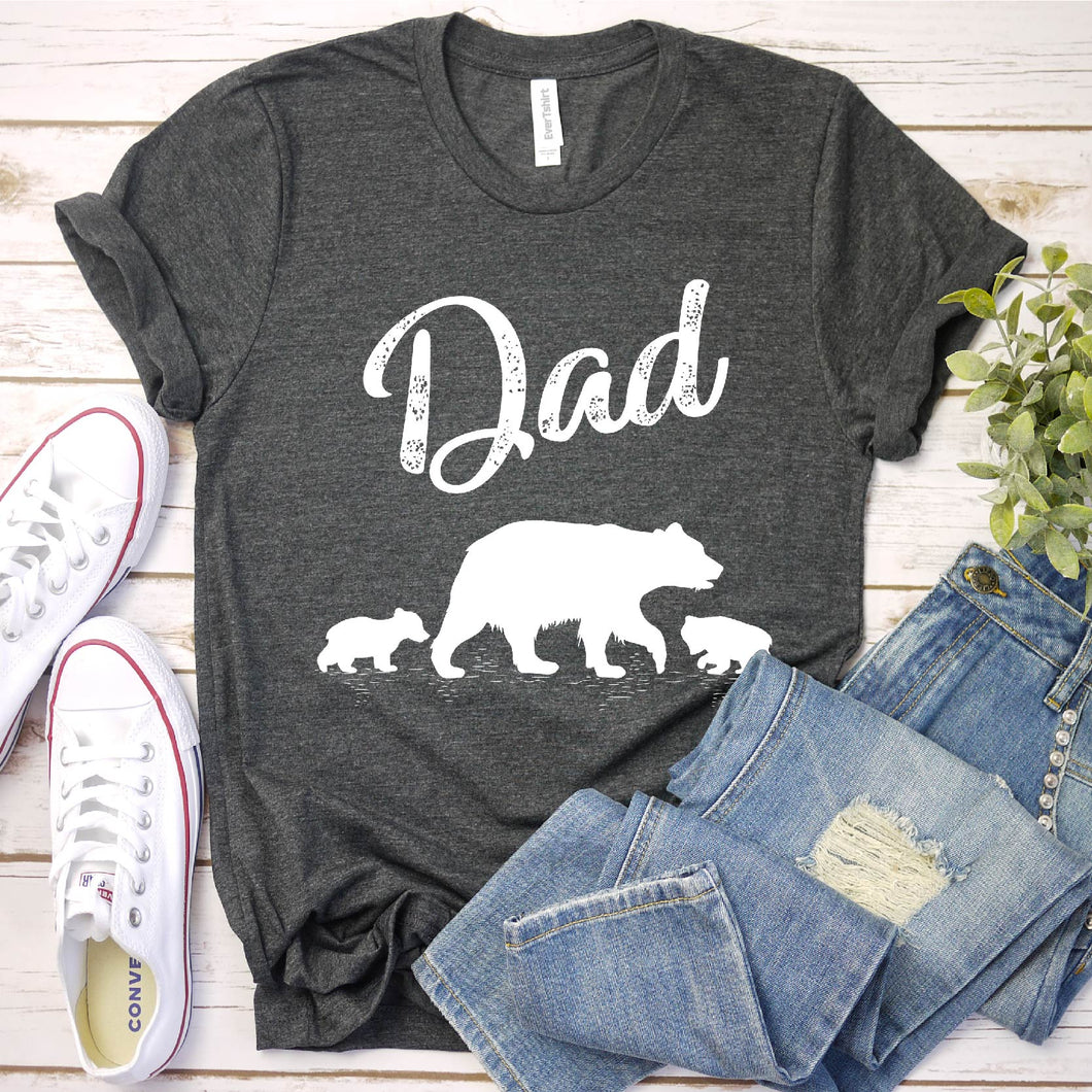 Bear Lover Funny Dad Bear Fathers Day T-shirt