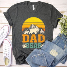 Load image into Gallery viewer, Bear Lover Shirt Dad Bear Fathers Day Vintage T-shirt
