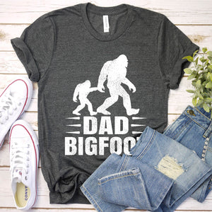 Dad Bigfoot Shirt Dad Bigfoot Father's Day T-shirt