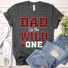 Load image into Gallery viewer, Dad Of The Wild One Pajama Dad Father&#39;s Day T-shirt
