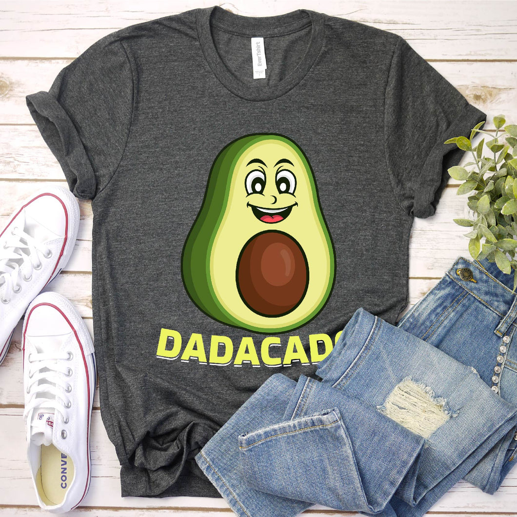Dadacado Funny Avocado Dad Father's Day Daddy Men T-Shirt