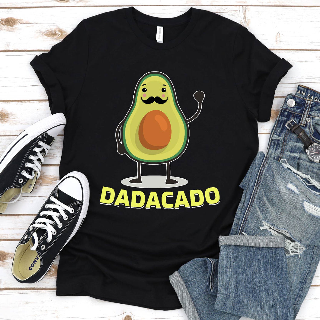 Men's Avocado Lover Funny Avocado Dad Dadacado Father's Day T-Shirt