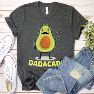 Men's Avocado Lover Funny Avocado Dad Dadacado Father's Day T-Shirt
