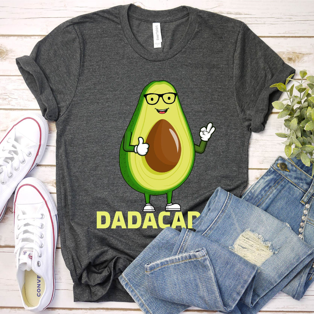 Dadacado Funny Avocado Dad Father's Day Daddy Men T-Shirt