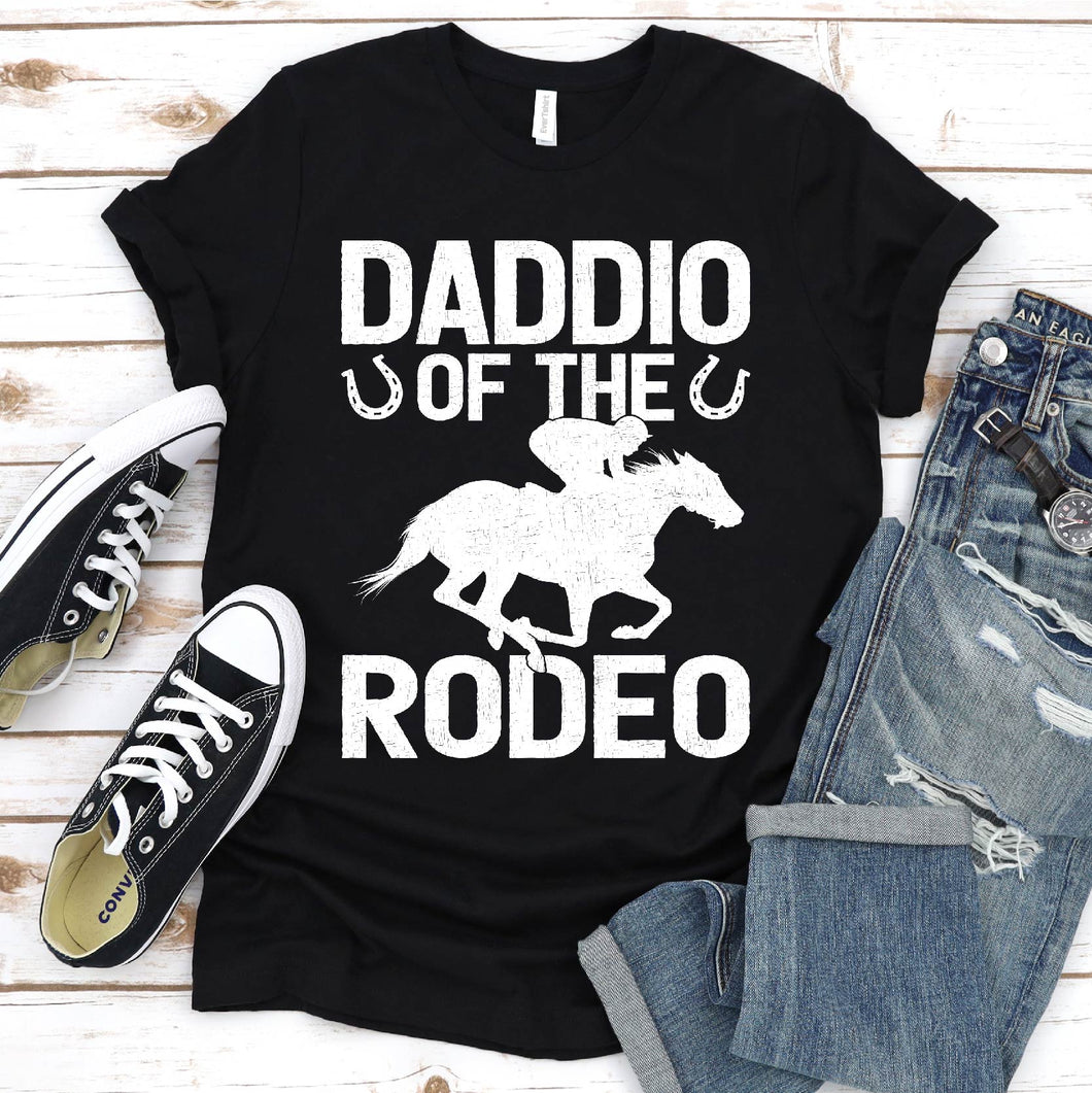 Daddio Of The Rodeo Horseback Riding Father's Day T-shirt