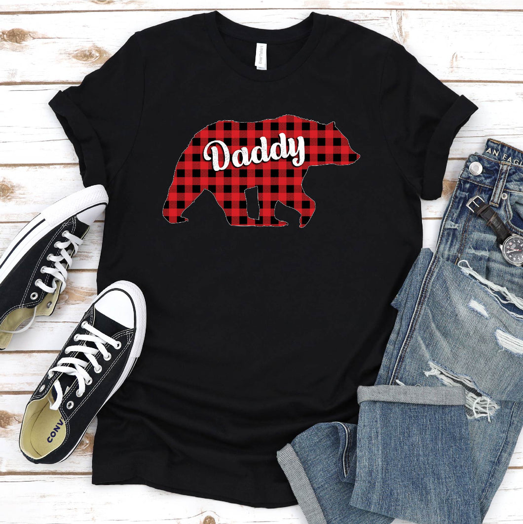 Daddy Bear Shirt Daddy Bear Father's Day Pajama T-shirt