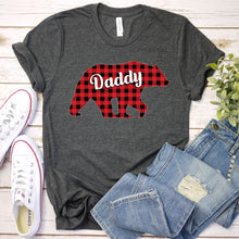 Load image into Gallery viewer, Daddy Bear Shirt Daddy Bear Father&#39;s Day Pajama T-shirt

